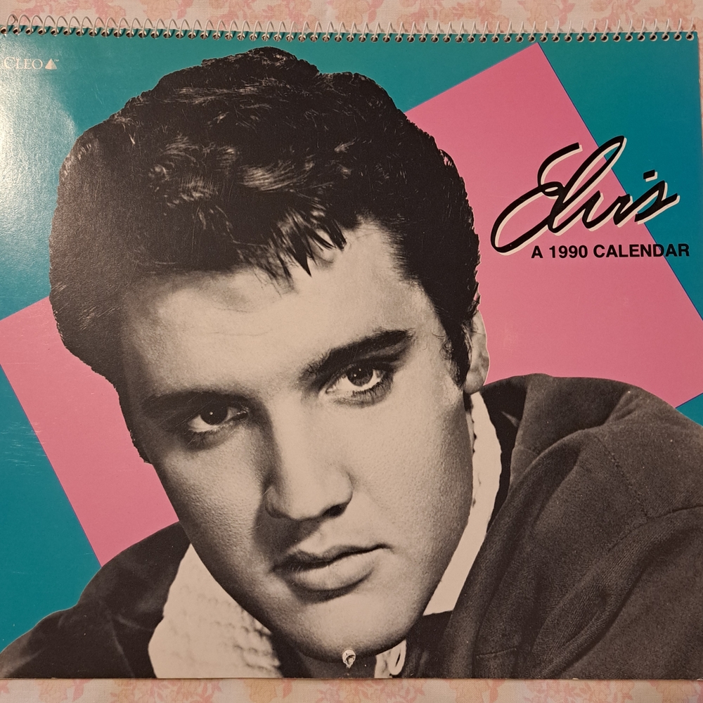 Vintage 1990 Elvis Calendar VGC